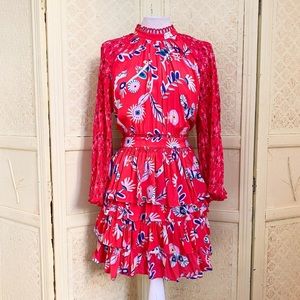 Red floral Celia B Dress in XS Brand New